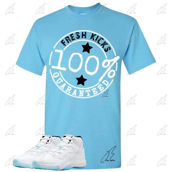 Jordan 11 Legend Blue/Columbia Matching Shirt,100 Unisex Graphic Tee,Christmas - Picture 3 of 3